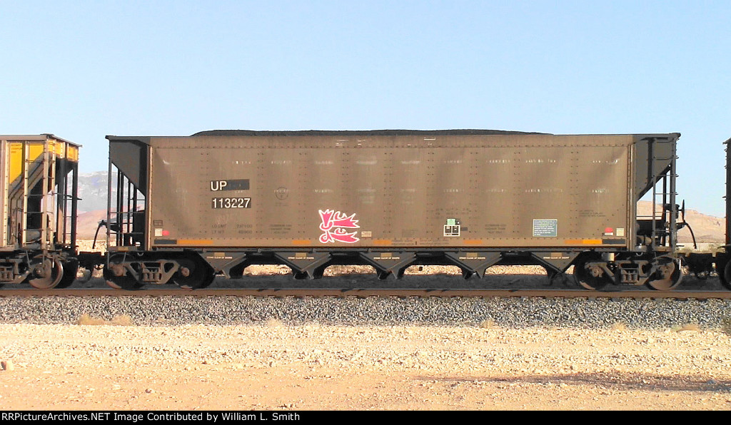 WB Loaded Coal Hooper Frt at Erie NV W-Pshr -21